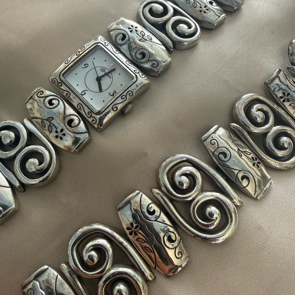 Brighton Silver Scrollwork Bracelet/ Watch - Picture 5 of 8